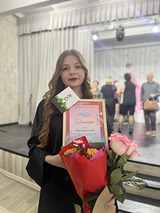 Контролер службы учета газа Смолевичского РГС филиала ПУ «Борисовгаз» - Шведова Полина, достойно представила наше предприятие на сцене!